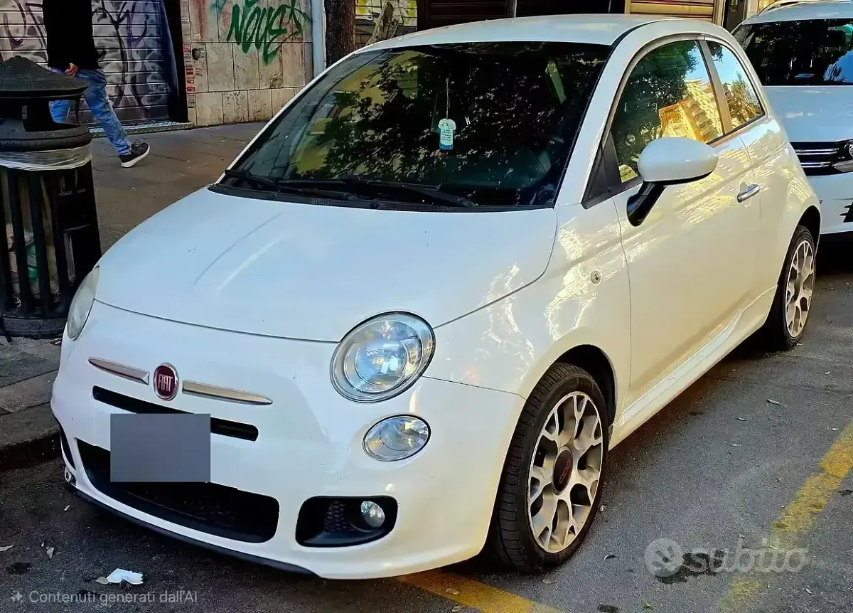 Usata Fiat 500 Sport 95 CV (69 kW) 2015 Bianco Berlina
