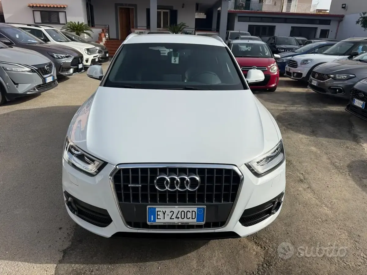 Usata Audi Q3 S-Line 177 CV (130 kW) 2015 Bianco SUV