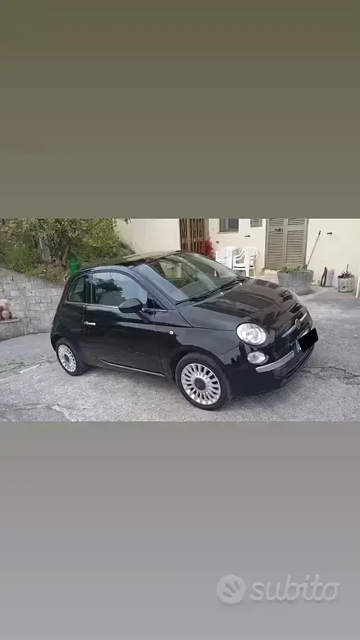 Usata Fiat 500 69 CV (50 kW) 2011 Nero Utilitaria