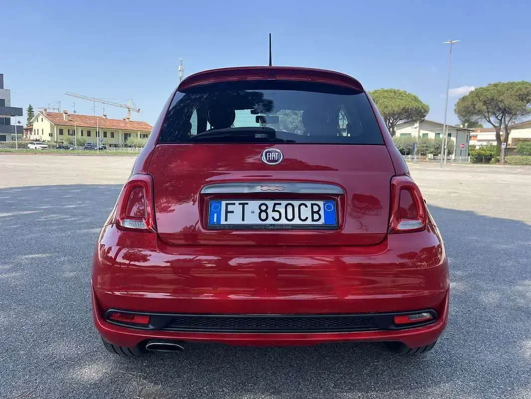Usata Fiat 500 S 69 CV (50 kW) 2018 Rosso Utilitaria