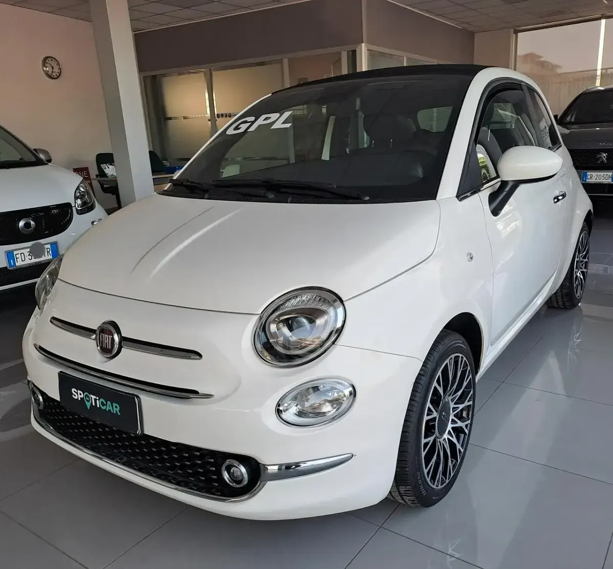 Usata Fiat 500C 69 CV (50 kW) 2023 Bianco Cabrio