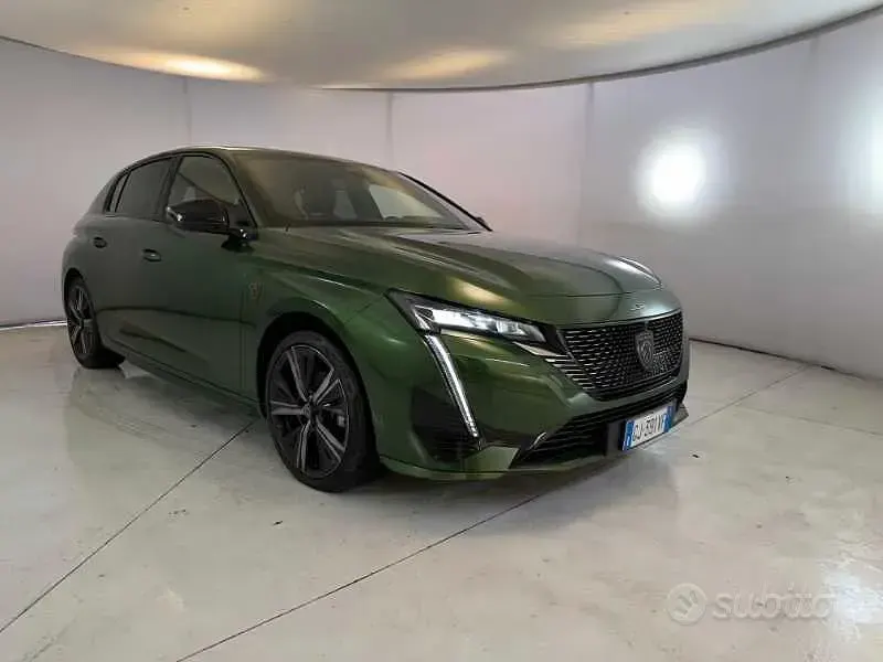 Usata Peugeot 308 GT 131 CV (96 kW) 2022 Verde Berlina