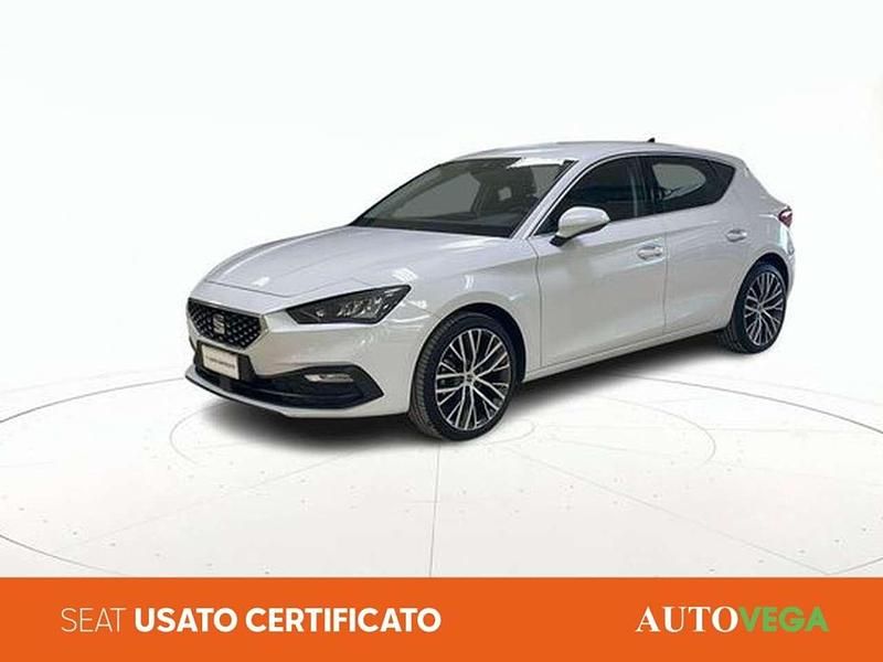 Usata Seat Leon XCELLENCE 150 CV (110 kW) 2021 Bianco pastello Berlina