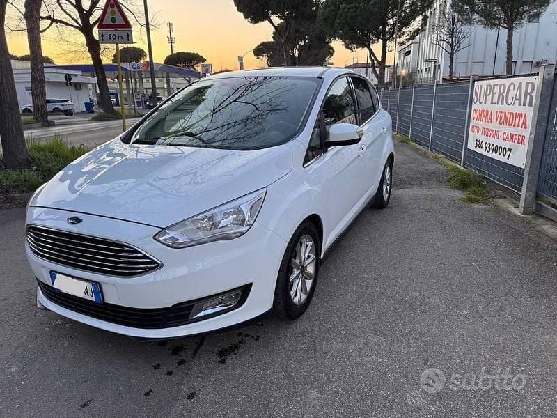 Usata Ford C-MAX 120 CV (88 kW) 2017 Bianco Monovolume