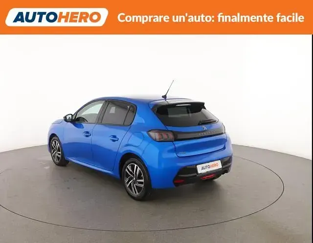 Usata Peugeot 208 Allure 101 CV (74 kW) 2022 Blu Utilitaria