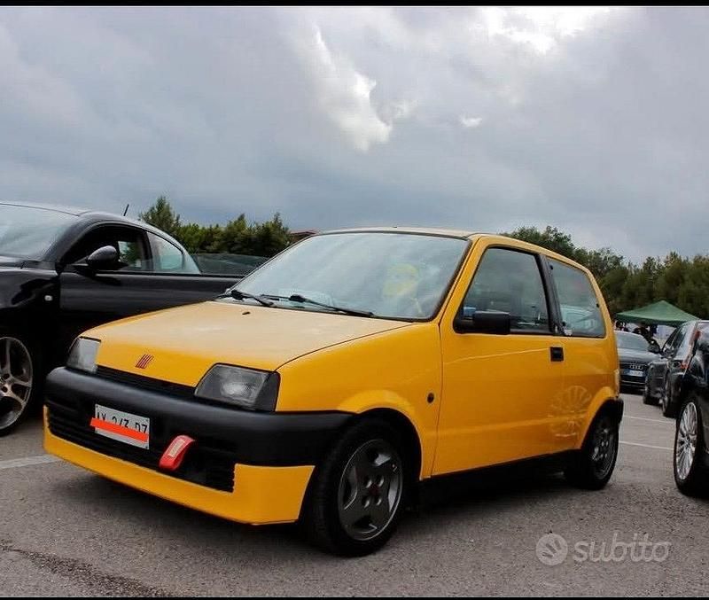 Usata Fiat Cinquecento 1998 Giallo Utilitaria