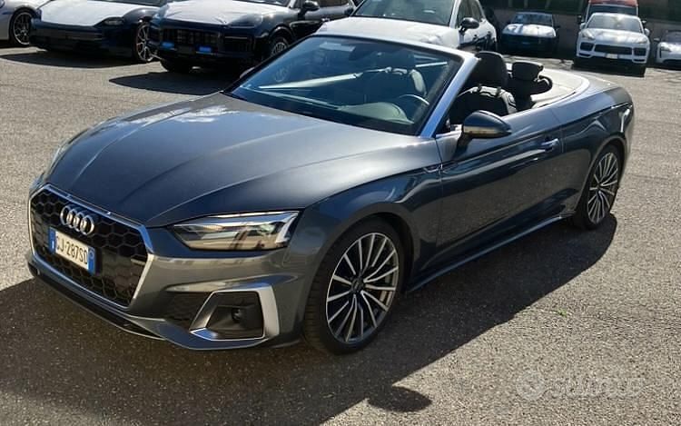 Usata Audi A5 Cabriolet S-Line 2022 Grigio Cabrio