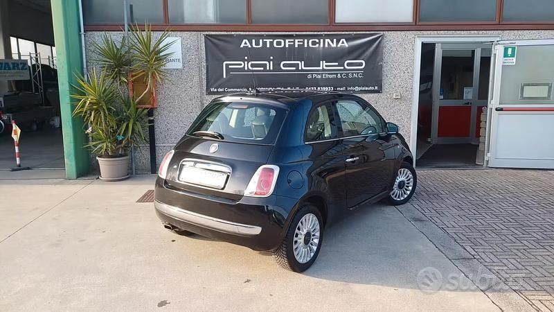 Usata Fiat 500 Lounge 69 CV (50 kW) 2013 Nero Utilitaria