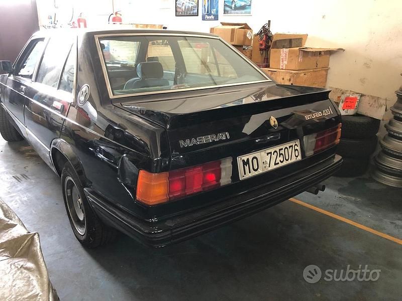 Usata Maserati 420 1987 Nero Berlina