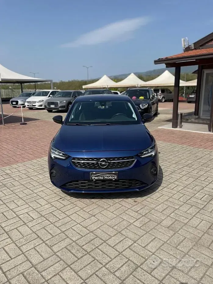 Usata Opel Corsa Elegance 102 CV (75 kW) 2021 Blu Utilitaria