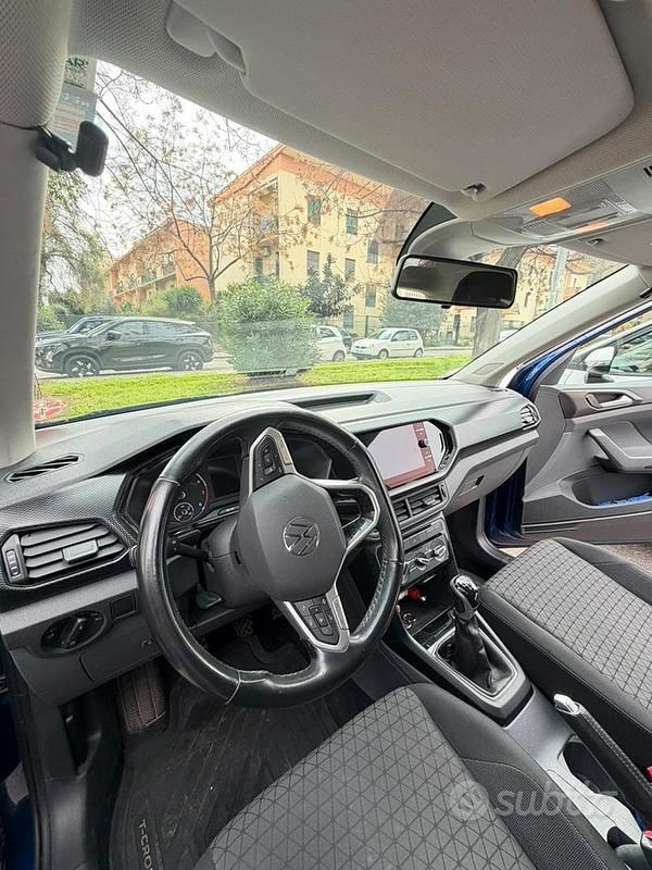 Usata VW T-Cross 110 CV (80 kW) 2020 Blu SUV