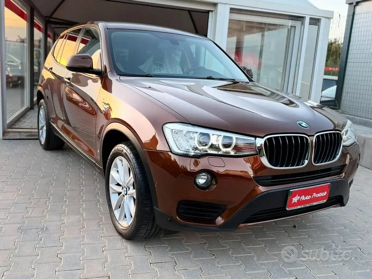 Usata BMW X3 Advantage 190 CV (139 kW) 2017 Marrone SUV