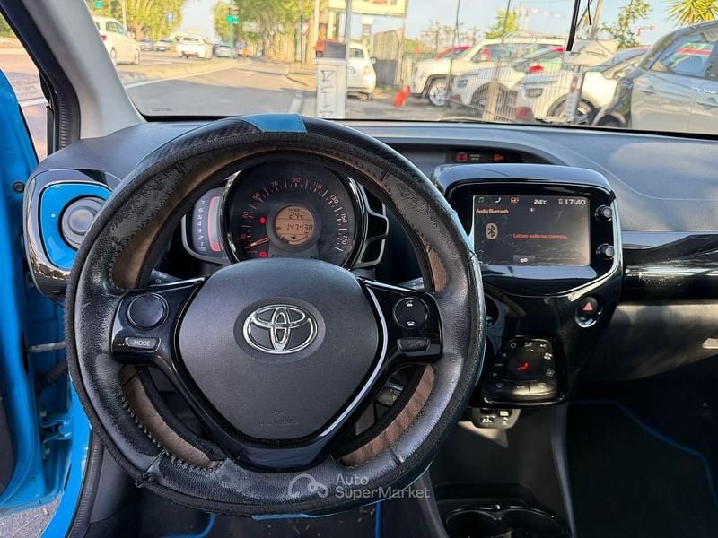 Second-hand Toyota Aygo 69 CP (50 kW) 2015 Albastru Hatchback