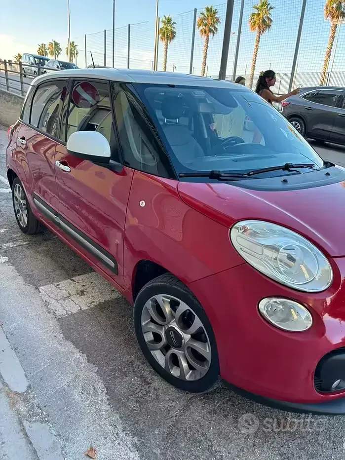 Usata Fiat 500L Lounge 85 CV (62 kW) 2014 Rosso Monovolume