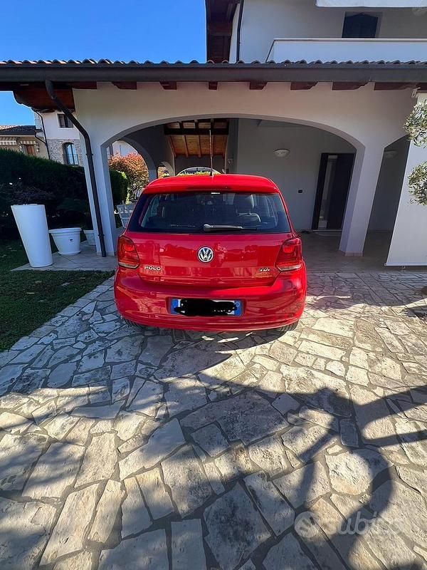 Usata VW Polo 75 CV (55 kW) 2012 Rosso Berlina