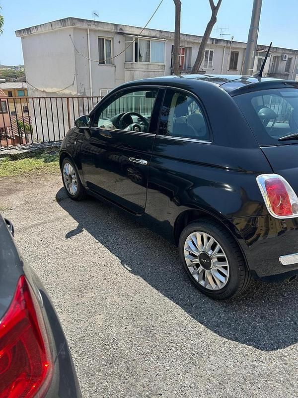 Usata Fiat 500 Lounge 69 CV (50 kW) 2012 Nero Utilitaria