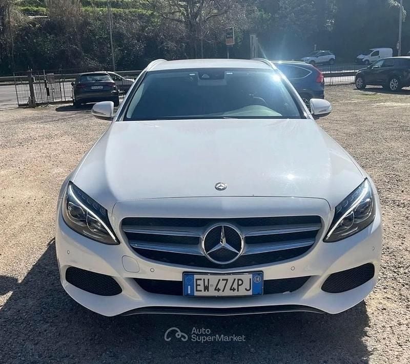 Usata Mercedes C220 170 CV (125 kW) 2014 Bianco Station wagon