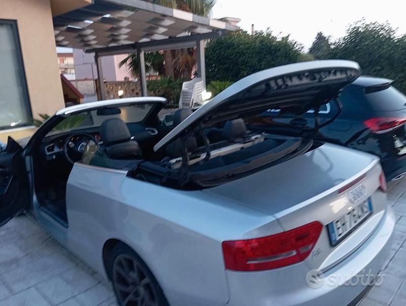 Usata Audi A5 Cabriolet 170 CV (125 kW) 2010 Grigio Cabrio