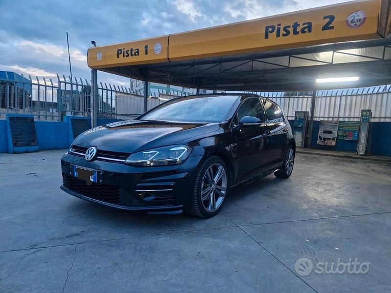 Usata VW Golf VII R-line 2019 Nero Berlina