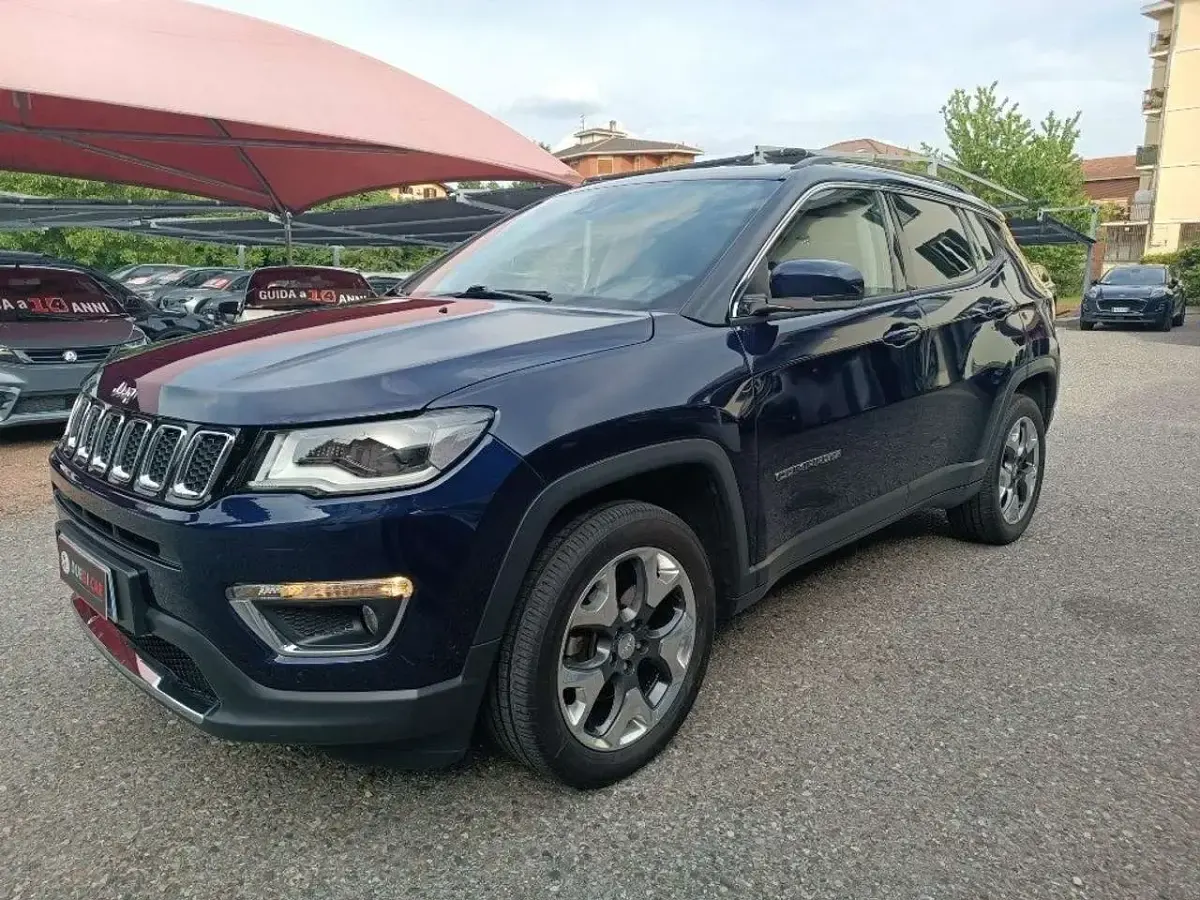 Usata Jeep Compass Limited 140 CV (102 kW) 2017 Blu SUV