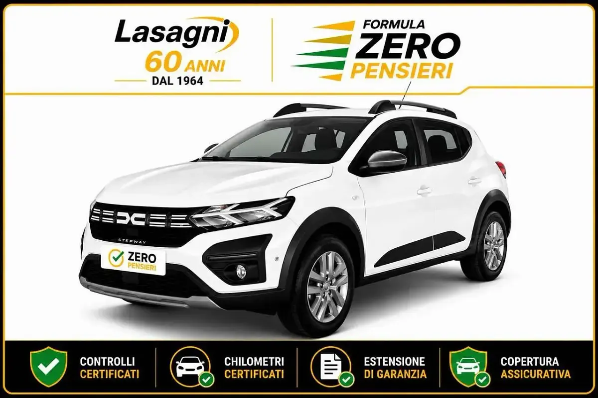Usata Dacia Sandero Expression 101 CV (74 kW) 2023 Bianco Berlina