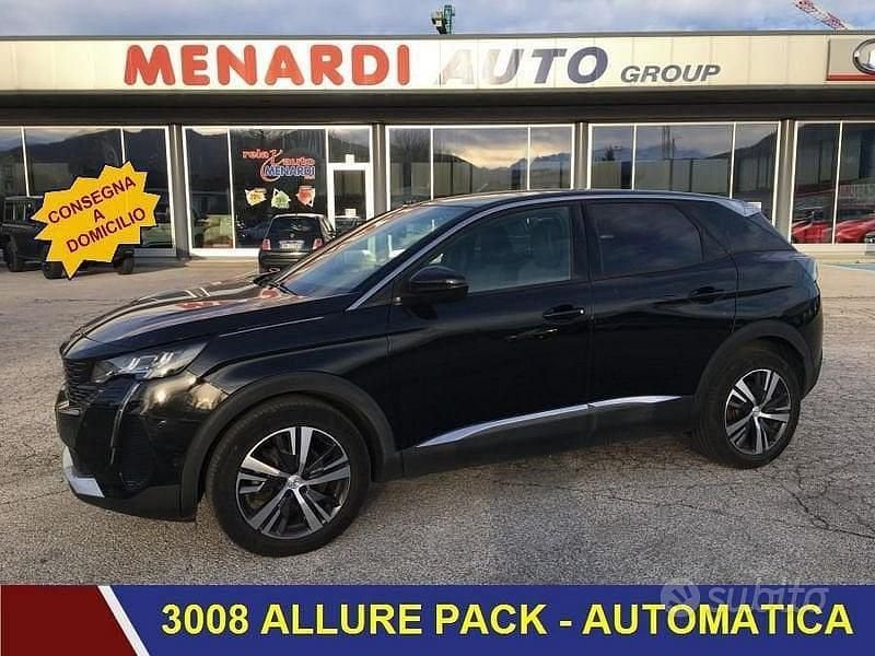 Usata Peugeot 3008 Allure 131 CV (96 kW) 2023 Nero SUV