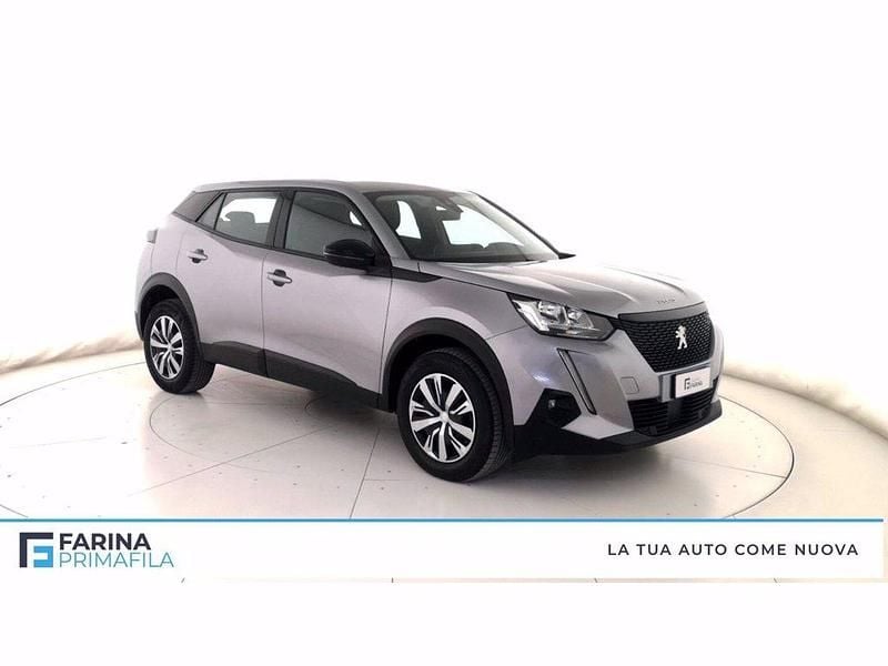 Usata Peugeot 2008 Active 110 CV (80 kW) 2021 Grigio artense SUV