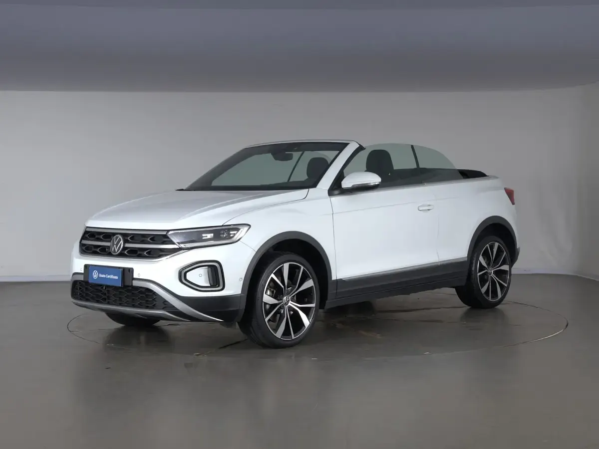 Usata VW T-Roc Style 110 CV (80 kW) 2023 Pure white SUV