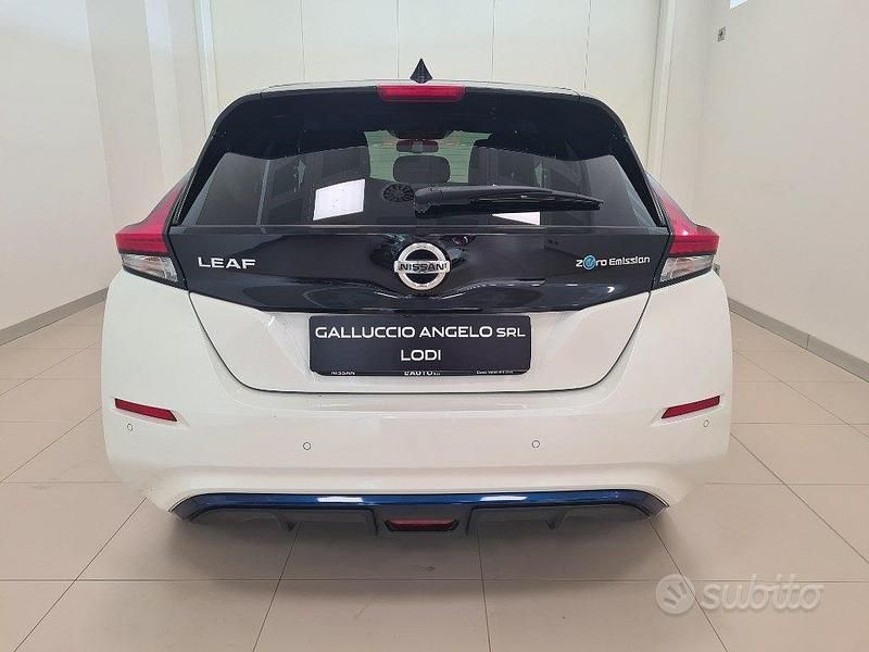 Usata Nissan Leaf Visia+ 89 kW (122 CV) 2018 Bianco Utilitaria