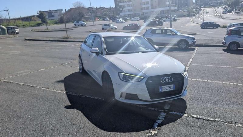 Usata Audi A3 Sport 110 CV (80 kW) 2017 Bianco Berlina