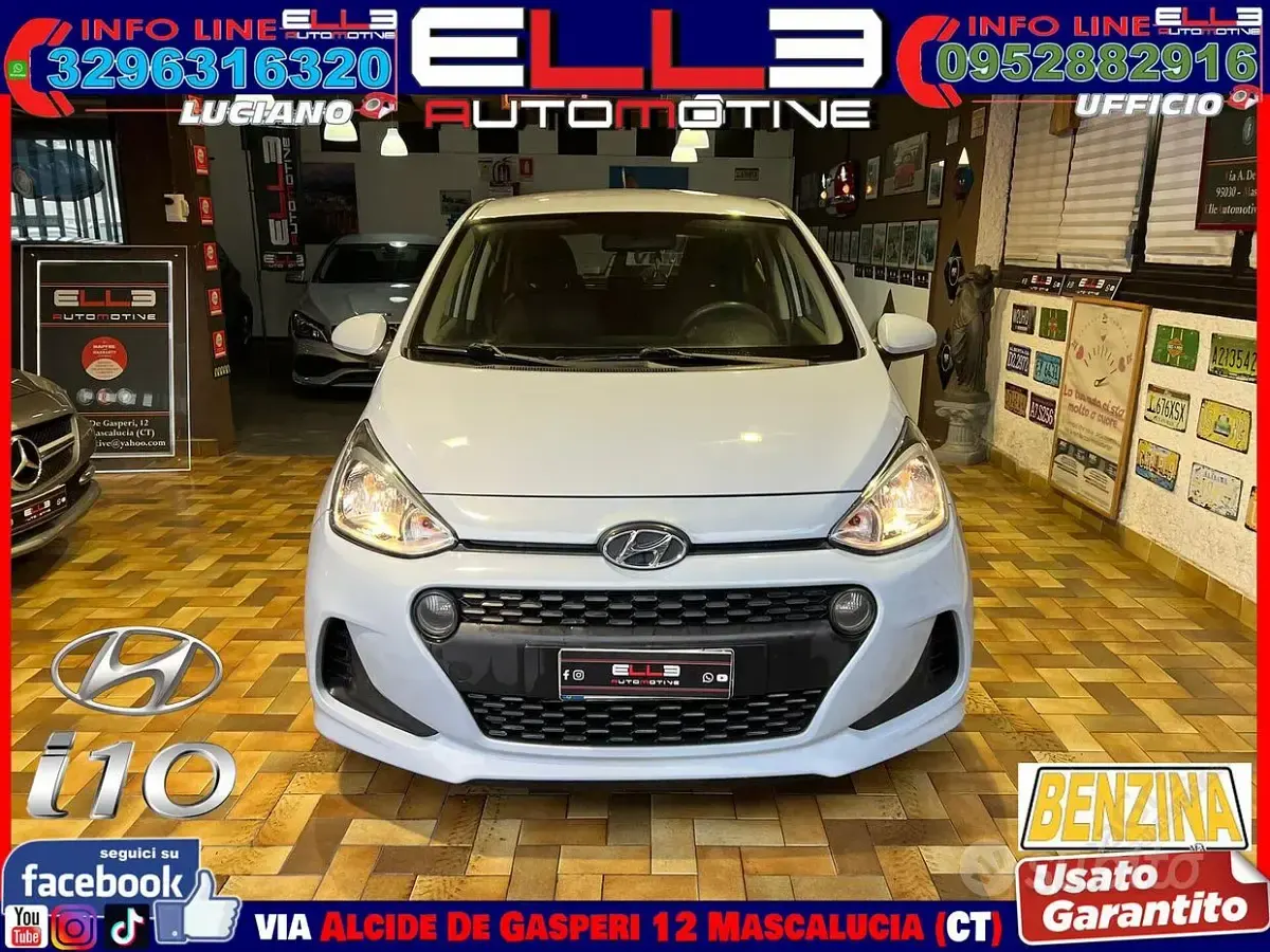 Usata Hyundai i10 67 CV (49 kW) 2019 Grigio Utilitaria