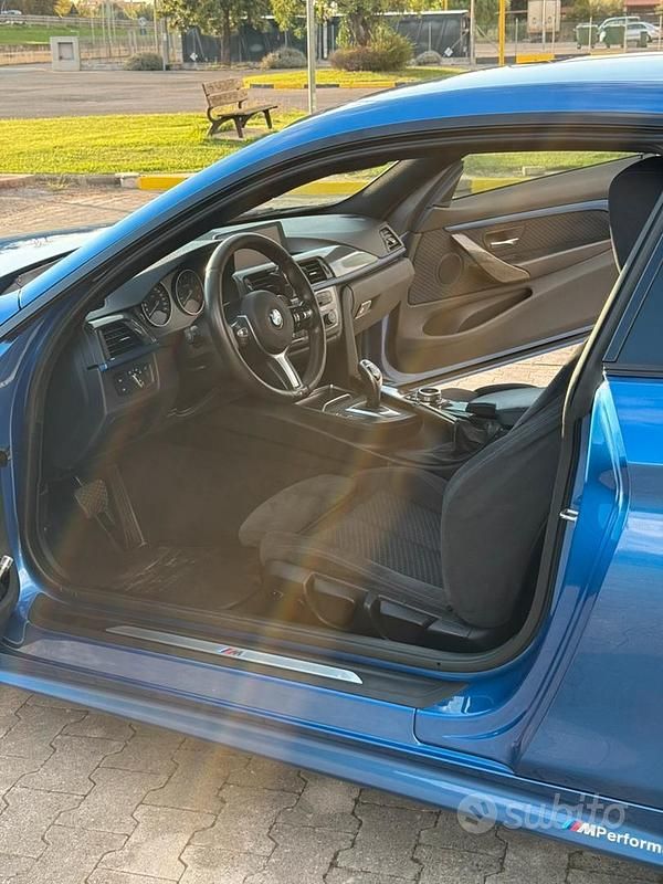 Usata BMW 420 Efficient Dynamics 190 CV (139 kW) 2015 Blu Coupé