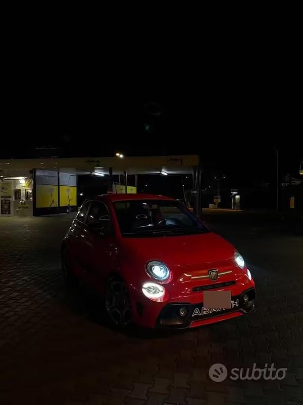 Usata Abarth 595 140 CV (102 kW) 2017 Rosso Berlina