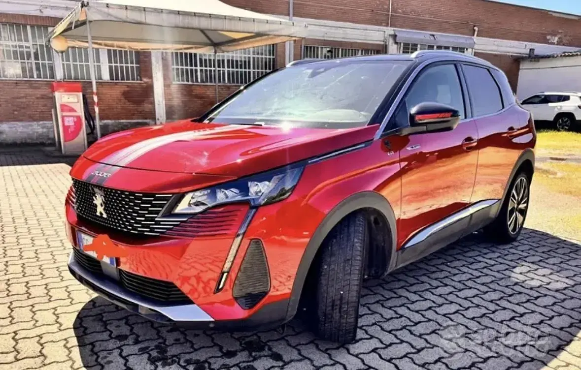 Usata Peugeot 3008 GT 131 CV (96 kW) 2021 Rosso SUV