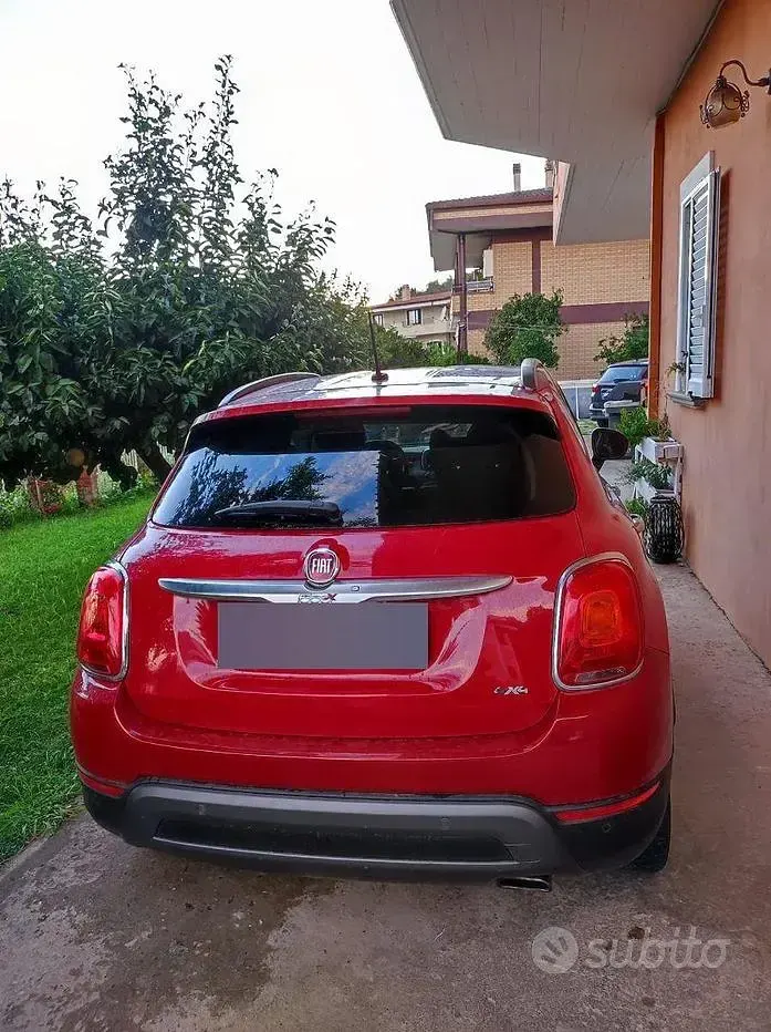 Usata Fiat 500X 140 CV (102 kW) 2015 Rosso SUV