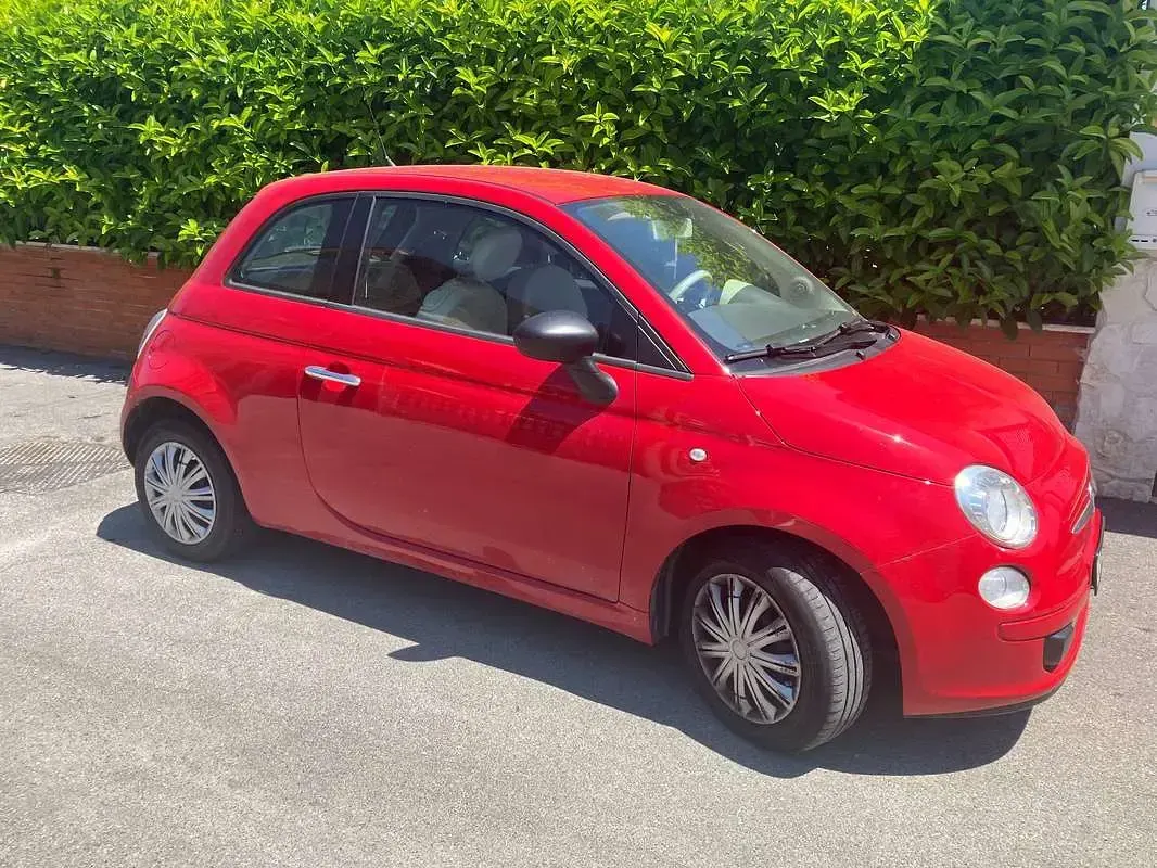 Usata Fiat 500 Pop 69 CV (50 kW) 2009 Rosso Cabrio