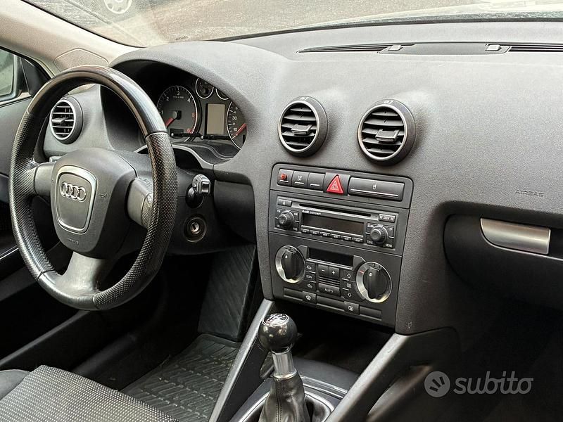 Usata Audi A3 Ambition 140 CV (102 kW) 2007 Nero Berlina