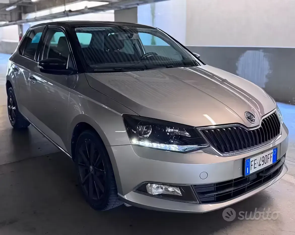 Usata Skoda Fabia Design Edition 75 CV (55 kW) 2016 Grigio Berlina