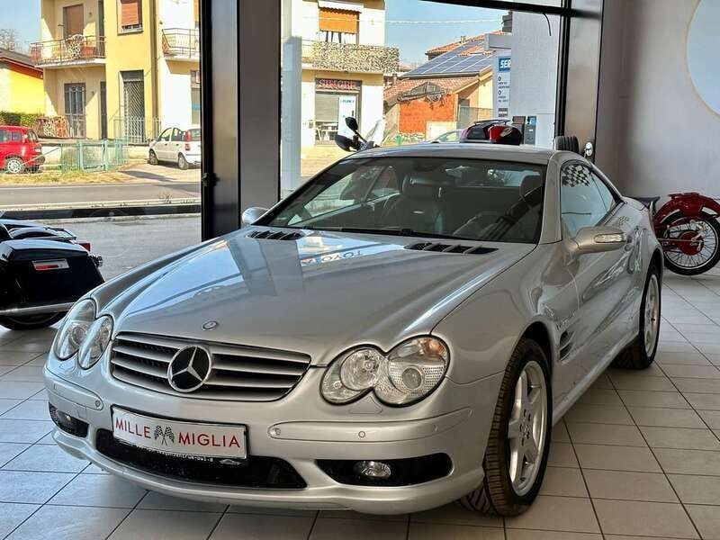Usata Mercedes SL55 AMG AMG 517 CV (380 kW) 2006 Argento Cabrio