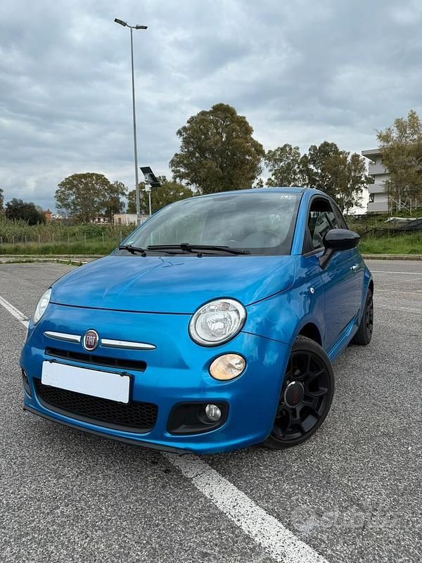 Usata Fiat 500S 105 CV (77 kW) 2014 Blu Berlina