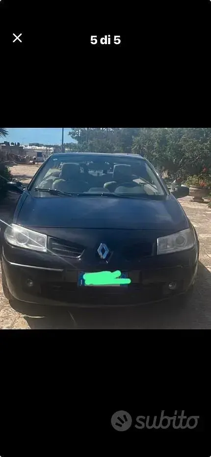 Usata Renault Mégane Cabriolet 2006 Nero Cabrio