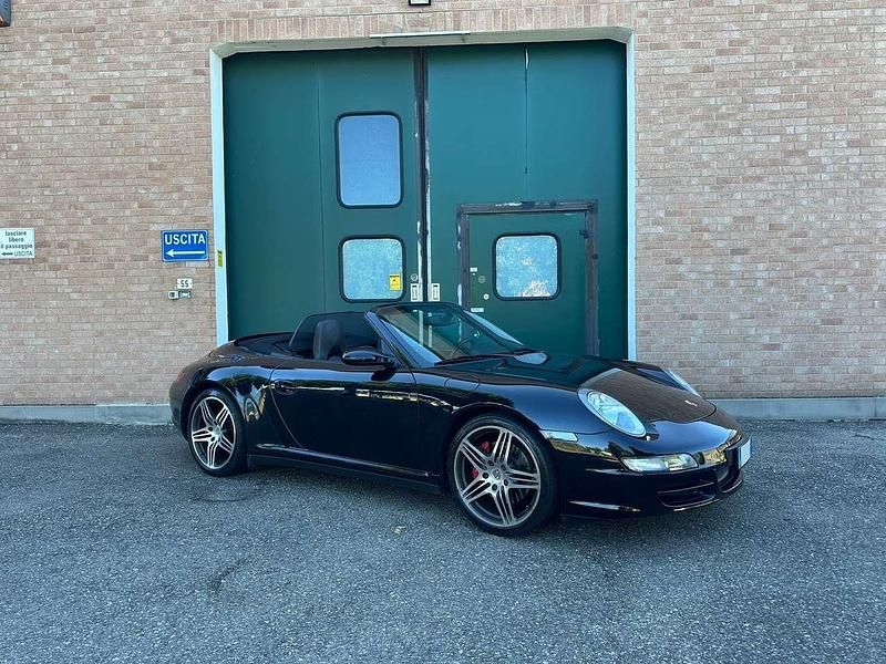Usata Porsche 997 355 CV (261 kW) 2005 Nero Cabrio