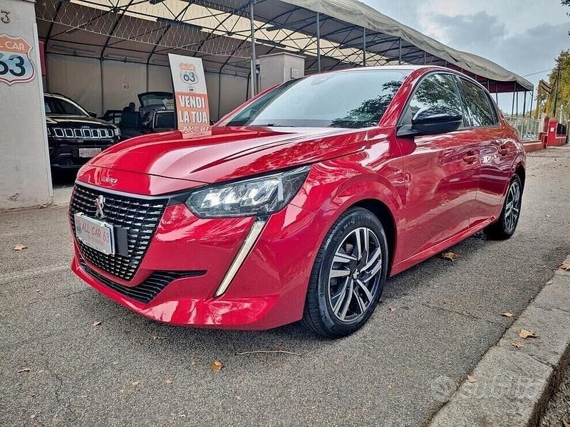 Usata Peugeot 208 74 CV (54 kW) 2022 Rosso Utilitaria