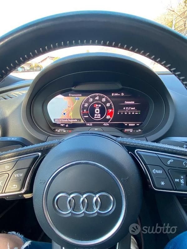 Usata Audi S3 Ambiente 310 CV (228 kW) 2017 Nero Berlina