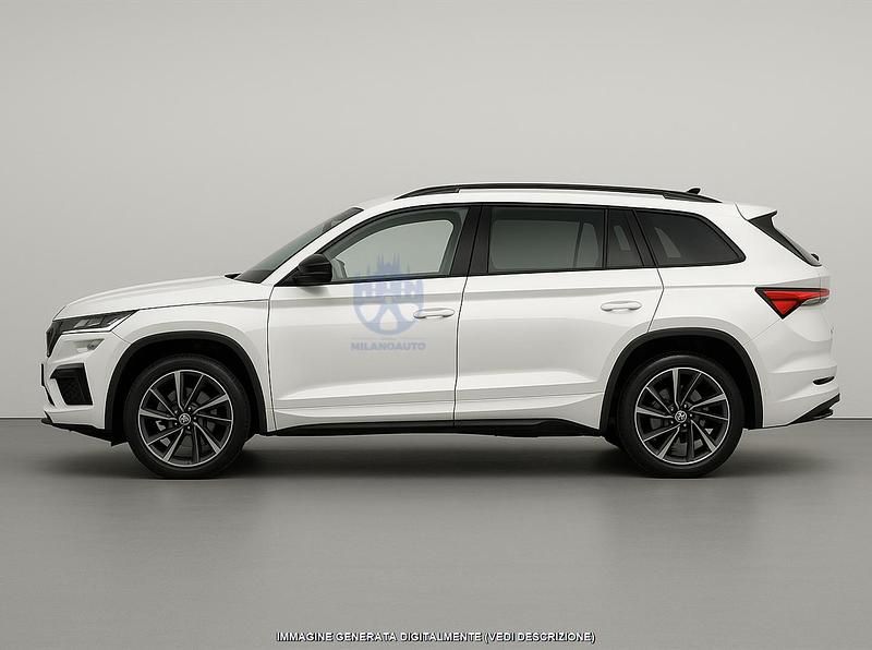 Usata Skoda Kodiaq SportLine 204 CV (150 kW) 2025 Bianco SUV