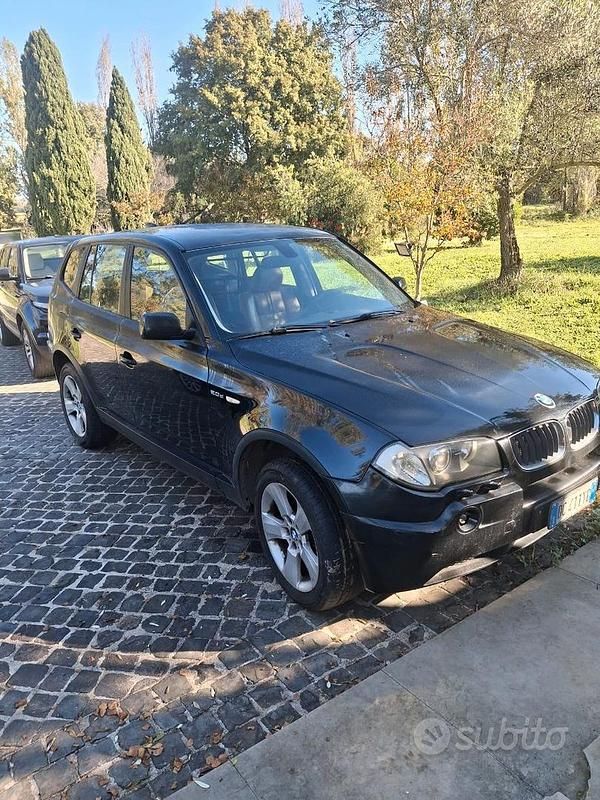Usata BMW X3 150 CV (110 kW) 2006 Nero SUV