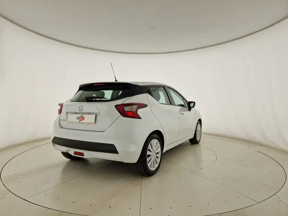 Usata Nissan Micra Acenta 92 CV (67 kW) 2021 Bianco Utilitaria