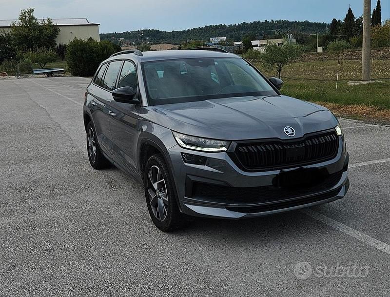 Usata Skoda Kodiaq SportLine 150 CV (110 kW) 2022 Grigio SUV