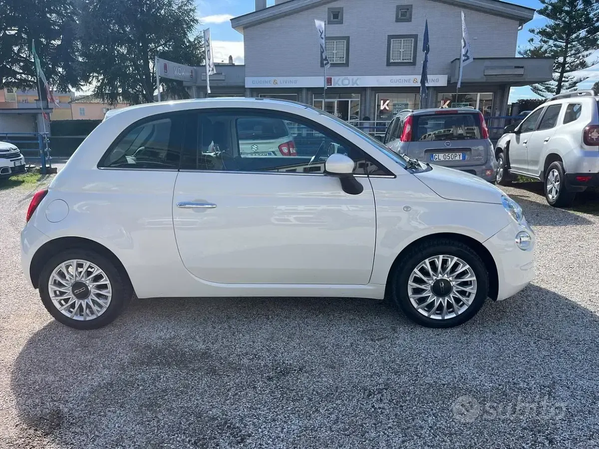 Usata Fiat 500 Lounge 69 CV (50 kW) 2019 Bianco Berlina