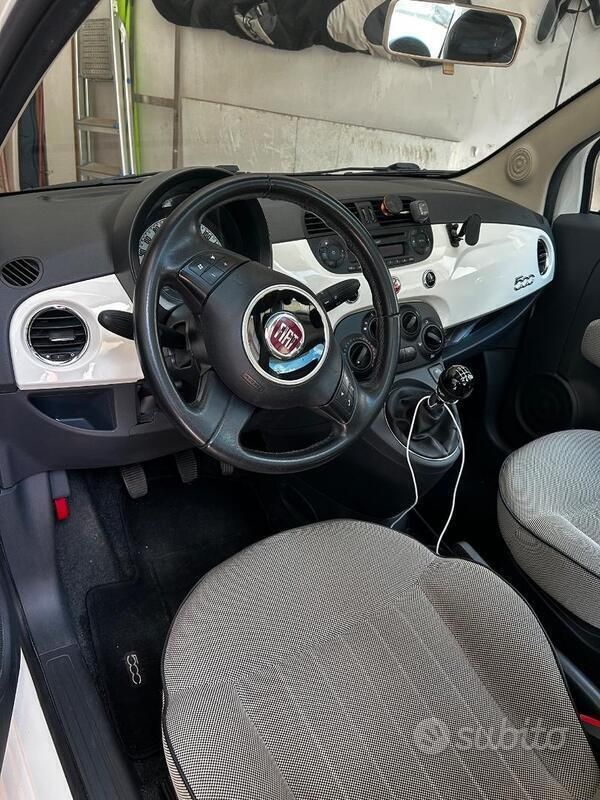 Usata Fiat 500 69 CV (50 kW) 2013 Bianco Utilitaria